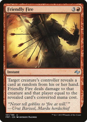 Friendly Fire<br /><span class="collector-number">Collector No. 101</span>