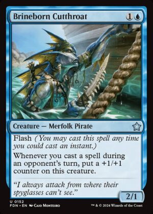 Brineborn Cutthroat - Foil<br /><span class="collector-number">Collector No. 152</span>