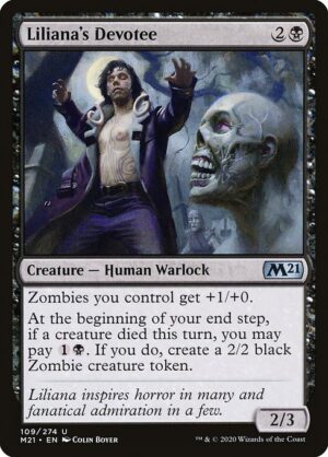 Liliana's Devotee - Foil<br /><span class="collector-number">Collector No. 109</span>
