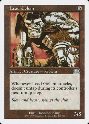 Lead Golem<br /><span class="collector-number">Collector No. 296</span>