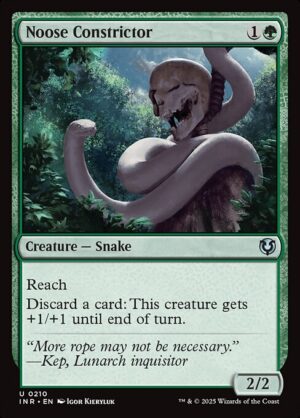 Noose Constrictor - Foil<br /><span class="collector-number">Collector No. 210</span>