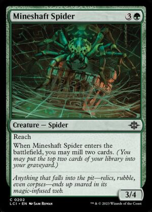 Mineshaft Spider<br /><span class="collector-number">Collector No. 202</span>