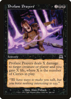 Profane Prayers<br /><span class="collector-number">Collector No. 162</span>