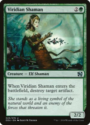 Viridian Shaman<br /><span class="collector-number">Collector No. 25</span>