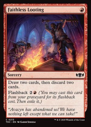Faithless Looting<br /><span class="collector-number">Collector No. 213</span>