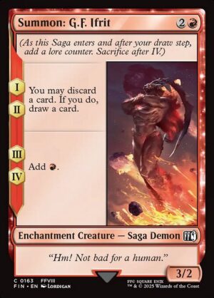 Summon: G.F. Ifrit<br /><span class="collector-number">Collector No. 163</span>