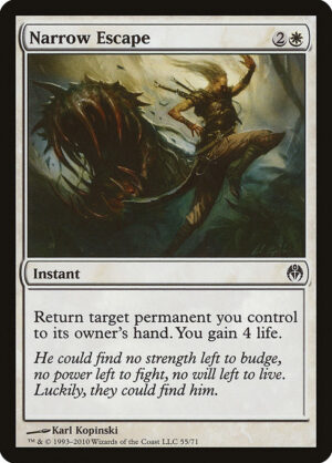 Narrow Escape<br /><span class="collector-number">Collector No. 55</span>