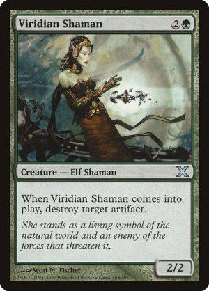 Viridian Shaman - Foil<br /><span class="collector-number">Collector No. 308</span>