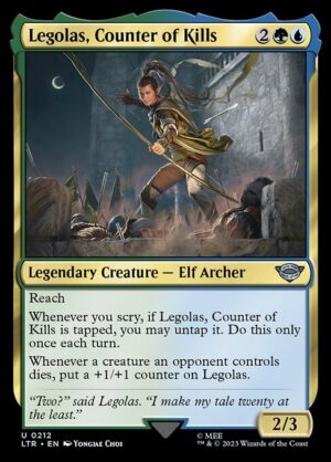 Legolas, Counter of Kills<br /><span class="collector-number">Collector No. 212</span>