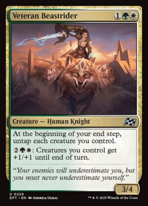 Veteran Beastrider - Foil<br /><span class="collector-number">Collector No. 226</span>