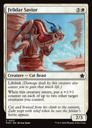 Felidar Savior<br /><span class="collector-number">Collector No. 12</span>