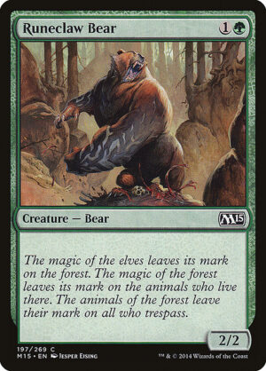 Runeclaw Bear<br /><span class="collector-number">Collector No. 197</span>