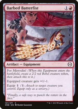Barbed Batterfist<br /><span class="collector-number">Collector No. 121</span>