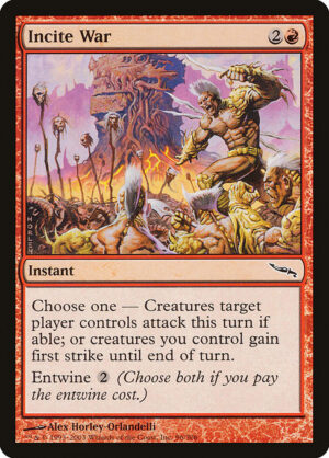 Incite War<br /><span class="collector-number">Collector No. 96</span>