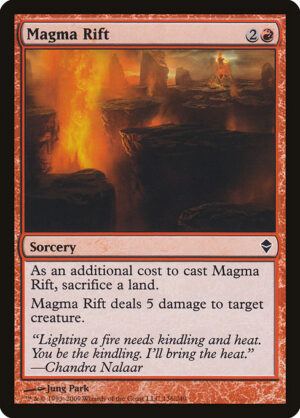 Magma Rift<br /><span class="collector-number">Collector No. 136</span>