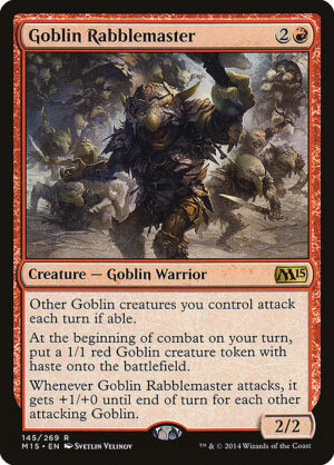 Goblin Rabblemaster - Foil<br /><span class="collector-number">Collector No. 145</span>