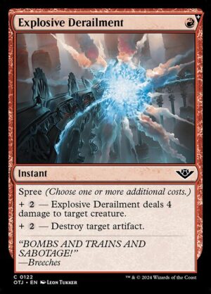 Explosive Derailment<br /><span class="collector-number">Collector No. 122</span>