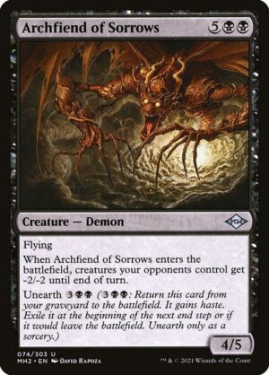 Archfiend of Sorrows<br /><span class="collector-number">Collector No. 74</span>