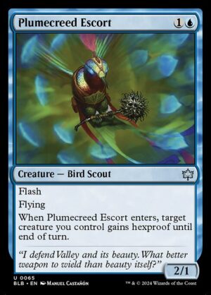Plumecreed Escort<br /><span class="collector-number">Collector No. 65</span>