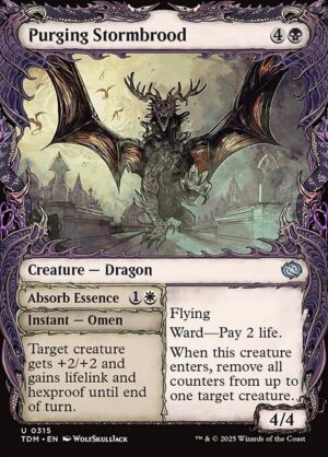 Purging Stormbrood // Absorb Essence - Foil<br /><span class="collector-number">Collector No. 315</span>