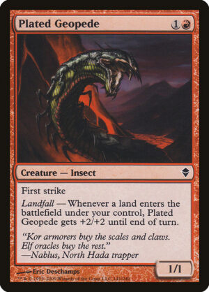 Plated Geopede<br /><span class="collector-number">Collector No. 141</span>