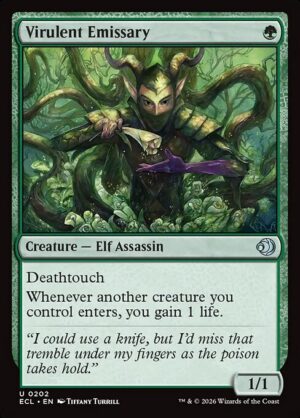 Virulent Emissary<br /><span class="collector-number">Collector No. 202</span>