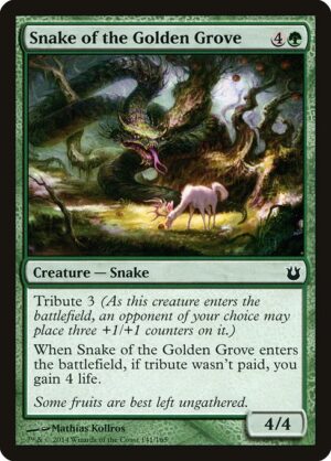 Snake of the Golden Grove<br /><span class="collector-number">Collector No. 141</span>