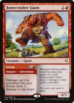 Bonecrusher Giant // Stomp<br /><span class="collector-number">Collector No. 115</span>