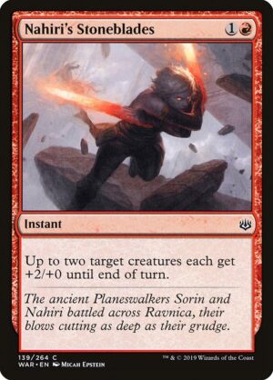 Nahiri's Stoneblades<br /><span class="collector-number">Collector No. 139</span>