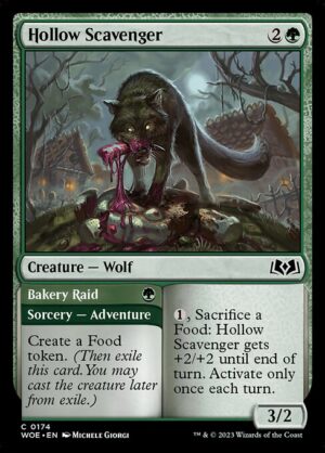 Hollow Scavenger // Bakery Raid<br /><span class="collector-number">Collector No. 174</span>