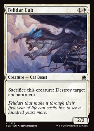 Felidar Cub<br /><span class="collector-number">Collector No. 573</span>