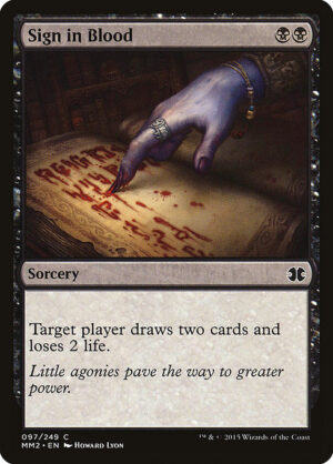Sign in Blood<br /><span class="collector-number">Collector No. 97</span>
