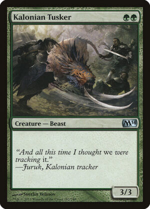 Kalonian Tusker<br /><span class="collector-number">Collector No. 182</span>