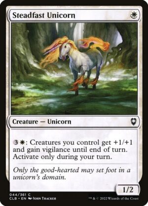 Steadfast Unicorn<br /><span class="collector-number">Collector No. 44</span>