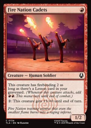 Fire Nation Cadets<br /><span class="collector-number">Collector No. 134</span>