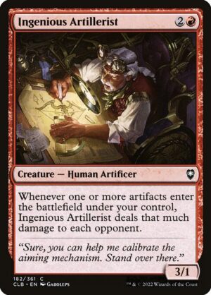 Ingenious Artillerist<br /><span class="collector-number">Collector No. 182</span>