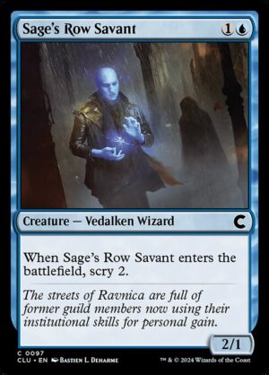 Sage's Row Savant<br /><span class="collector-number">Collector No. 97</span>