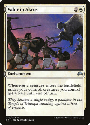 Valor in Akros - Foil<br /><span class="collector-number">Collector No. 39</span>