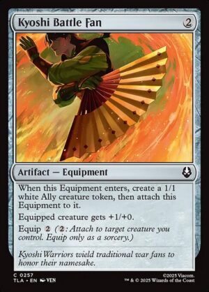 Kyoshi Battle Fan<br /><span class="collector-number">Collector No. 257</span>