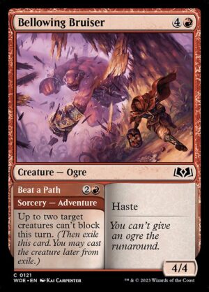 Bellowing Bruiser // Beat a Path<br /><span class="collector-number">Collector No. 121</span>