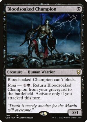 Bloodsoaked Champion<br /><span class="collector-number">Collector No. 740</span>