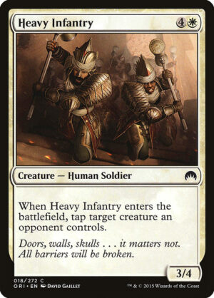 Heavy Infantry<br /><span class="collector-number">Collector No. 18</span>
