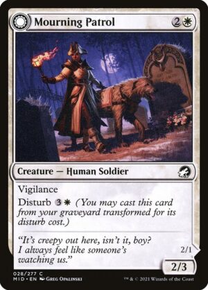 Mourning Patrol // Morning Apparition<br /><span class="collector-number">Collector No. 28</span>
