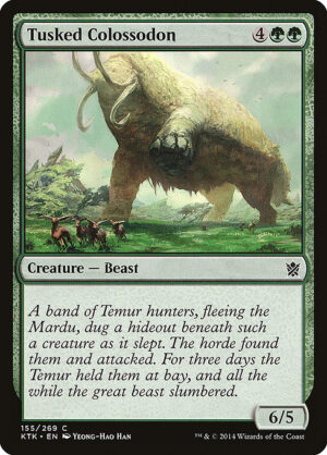 Tusked Colossodon<br /><span class="collector-number">Collector No. 155</span>