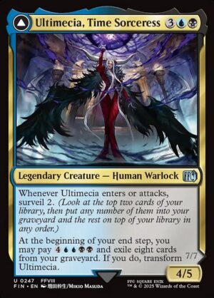Ultimecia, Time Sorceress // Ultimecia, Omnipotent<br /><span class="collector-number">Collector No. 247</span>