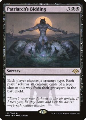 Patriarch's Bidding<br /><span class="collector-number">Collector No. 275</span>