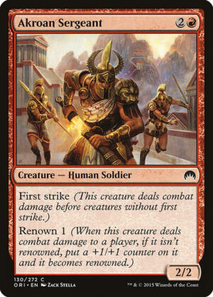 Akroan Sergeant<br /><span class="collector-number">Collector No. 130</span>