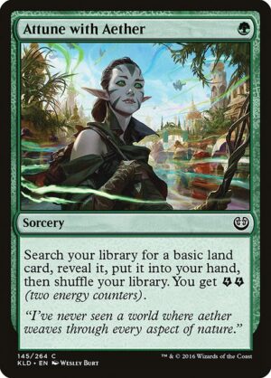 Attune with Aether<br /><span class="collector-number">Collector No. 145</span>