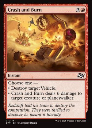 Crash and Burn<br /><span class="collector-number">Collector No. 119</span>