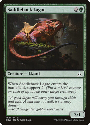 Saddleback Lagac - Foil<br /><span class="collector-number">Collector No. 142</span>